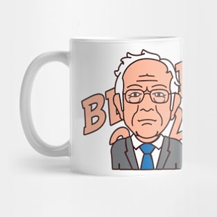 Cute Cartoon Vote For Bernie 2020 Mug